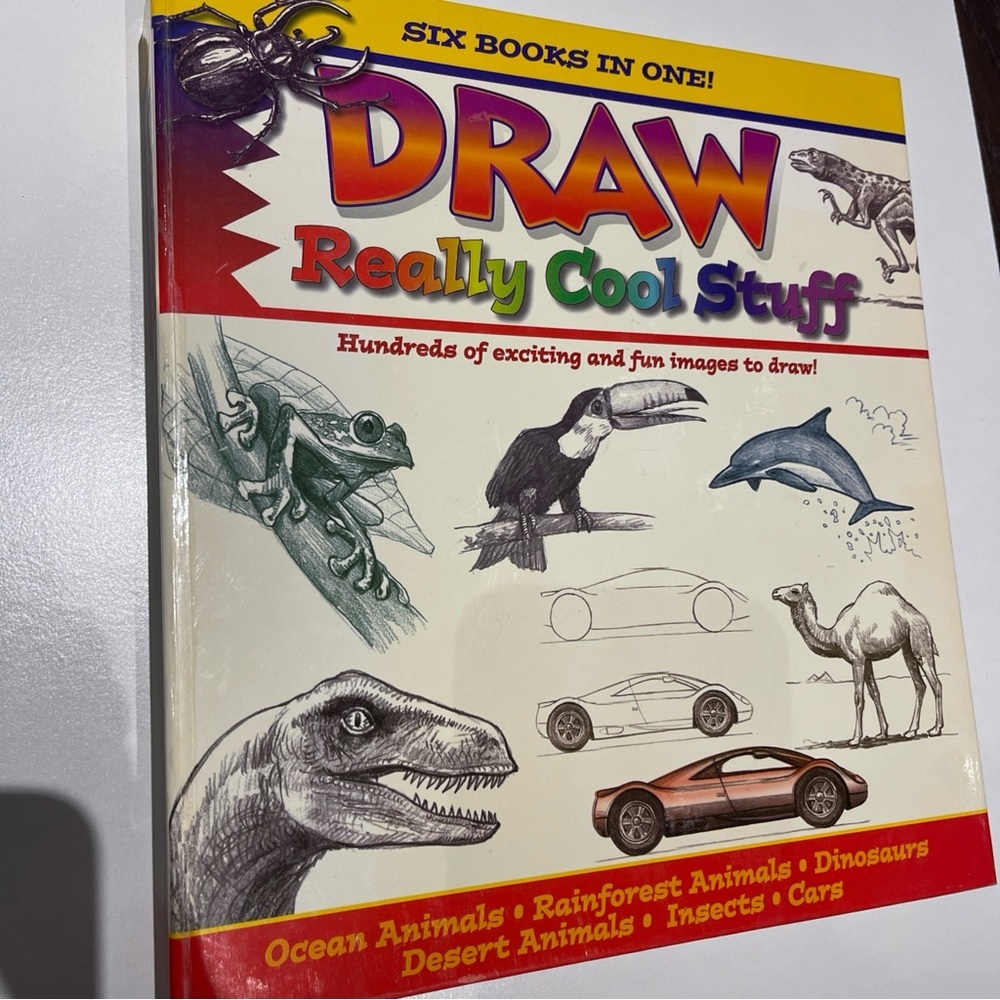Draw Really Cook Stuff Six Books In One Hardback Book 100s of Things To Draw